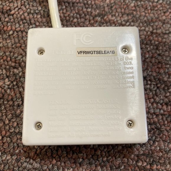 Harmonix Rock Band Guitar Fender Stratocaster Nintendo Wii w/ Dongle & Strap - Picture 9 of 9